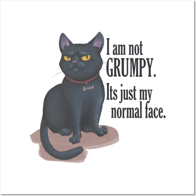 cat with groompy face Wall Art by FoxyTwinkle